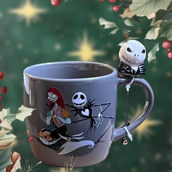 Disney Nightmare Before Christmas Stirrer Mug - Picture 2 of 4